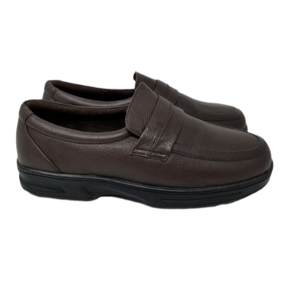 John Blair Goat Leather Loafer Slip On Shoes Brown Men's Size 9